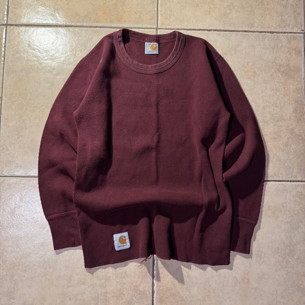 Carhartt burgundy thermal long sleeve Size S in Womens